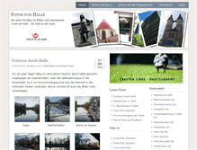 Tablet Screenshot of halle-fotos.de